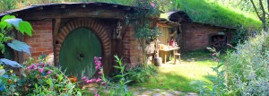 Hobbiton: Hobbit Haus mit liebevoll gestalteten Details