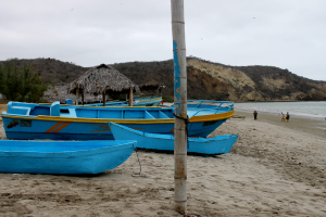 Fischeridyll am Strand von Los Frailes