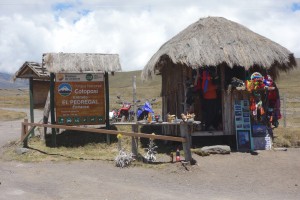 Eingang zum Cotopaxi Nationalpark