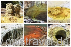 Wai-O-Tapu: Mineralien-Farbspiele