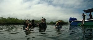 Galápagos, Santa Isabela, Tour Los Tuneles: Start der Schnorcheltour