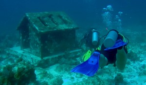 Mexiko, IslaMujeres, Diving Musa - Tauchen im Unterwassermuseum