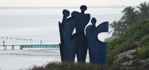 Mexiko, Isla Mujeres: Punta Sur Skulpturenpfad