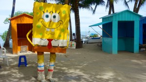 Belize, Caye Caulker: Auch SpongeBob Schwammkopf gefällt es hier!