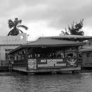 Belize - Guatemala: Einer der letzten, eher farblosen Eindrücke von Belize vor der Weiterreise nach Flores