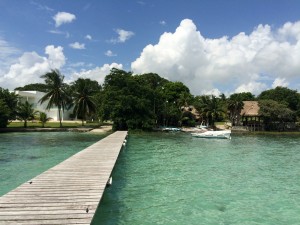 Mexiko, Laguna Bacalar: Wieder an Land