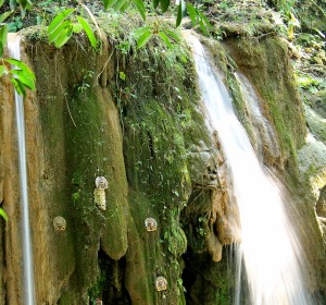 Palenque, Agua-Azul: Opfergaben für die Maya-Götter