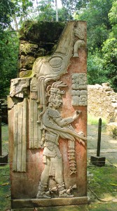 Palenque: Reliefplatte im Templo XIX