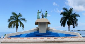 Campeche: Denkmal an den ersten christlichen Gottesdienst am 22. März 1517 auf dem amerikanischen Festland